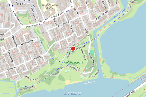 Brandweer-melding op Schalckwijker Molenpad, Haarlem op 10 juni, kaart-overzicht