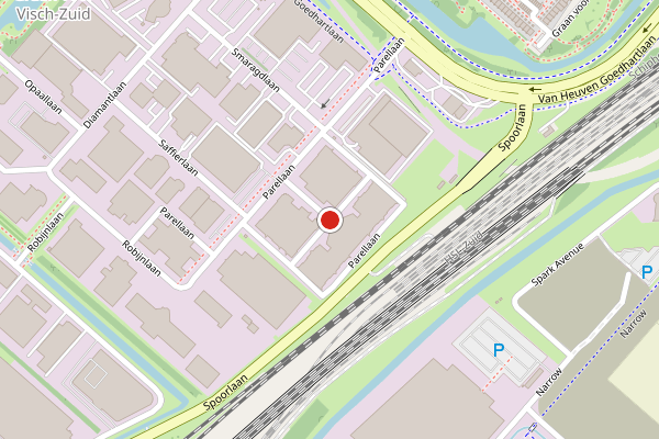 Brandweer-melding op Parellaan, Hoofddorp op 10 juni, kaart-overzicht