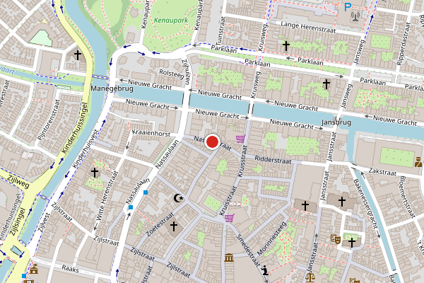Brandweer-melding op Nassaustraat, Haarlem op 11 juni, kaart-overzicht