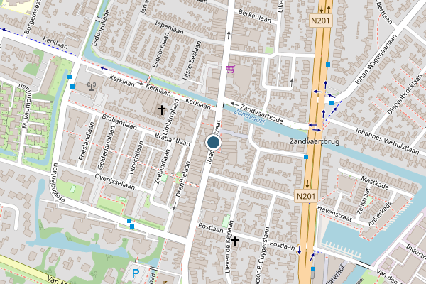 Politie-melding op Raadhuisstraat, Heemstede op 11 juni, kaart-overzicht