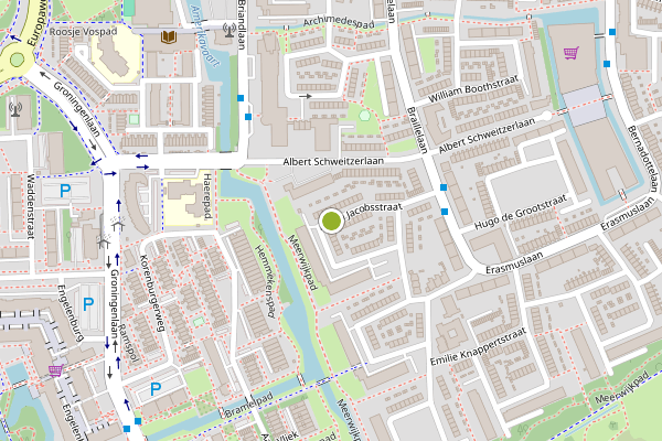 Ambulance-melding op Aletta Jacobsstraat, Haarlem op 12 juni, kaart-overzicht