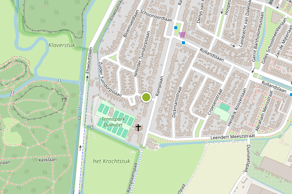 Ambulance-melding op Zuider Tuindorpslaan, Haarlem op 14 juni, kaart-overzicht