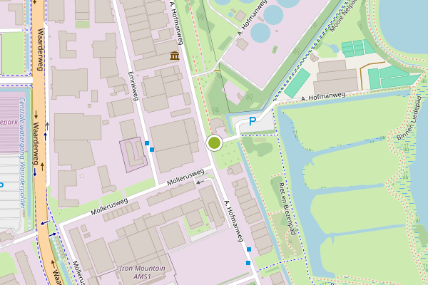 Ambulance-melding op A. Hofmanweg, Haarlem op 13 juni, kaart-overzicht