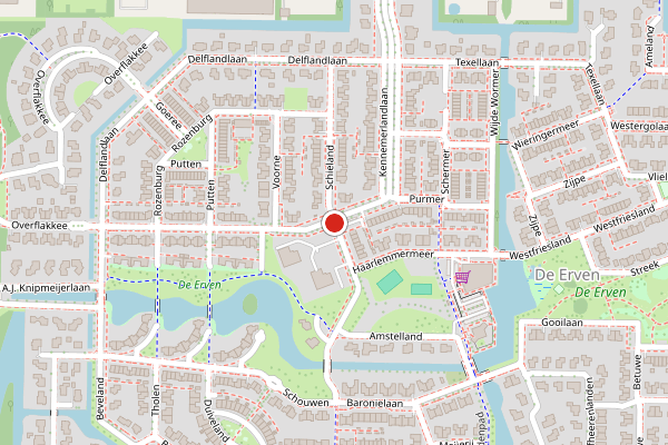 Brandweer-melding op AC. op 14 juni, kaart-overzicht