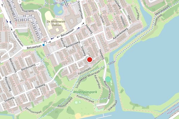 Brandweer-melding op Kempen, Haarlem op 14 juni, kaart-overzicht
