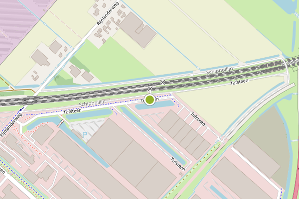 Ambulance-melding op Tufsteen, Hoofddorp op 15 juni, kaart-overzicht
