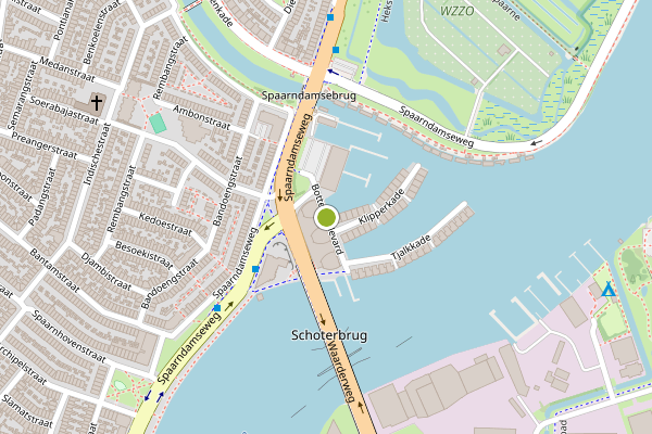 Ambulance-melding op Botterboulevard, Haarlem op 16 juni, kaart-overzicht