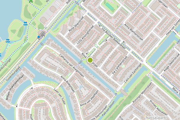 Ambulance-melding op Rosa Spierstraat, Hoofddorp op 17 juni, kaart-overzicht