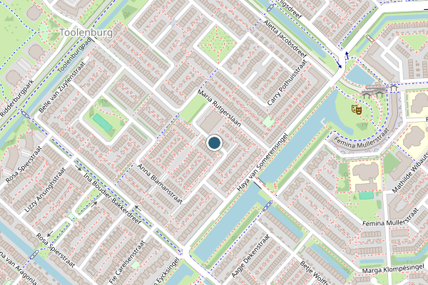 Politie-melding op Anna Reynvaanhof, Hoofddorp op 17 juni, kaart-overzicht