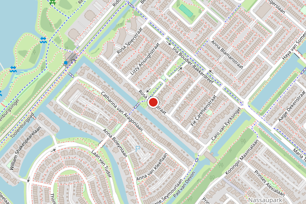 Brandweer-melding op Rosa Spierstraat, Hoofddorp op 17 juni, kaart-overzicht