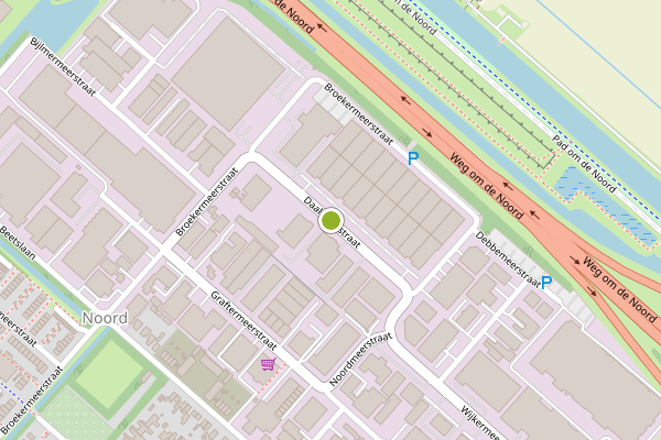 Ambulance-melding op Daalmeerstraat, Hoofddorp op 17 juni, kaart-overzicht