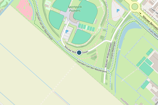 Politie-melding op Nieuwe Molenaarslaan, Hoofddorp op 18 juni, kaart-overzicht
