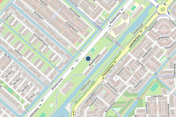 Politie-melding op Waddenweg, Hoofddorp op 18 juni, kaart-overzicht