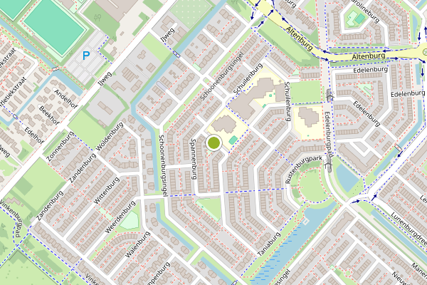 Ambulance-melding op Takkenburg, Hoofddorp op 18 juni, kaart-overzicht