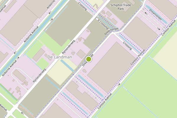 Ambulance-melding op Dreamstreet, Hoofddorp op 18 juni, kaart-overzicht