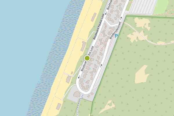 Ambulance-melding op Paulus, Zandvoort op 19 juni, kaart-overzicht