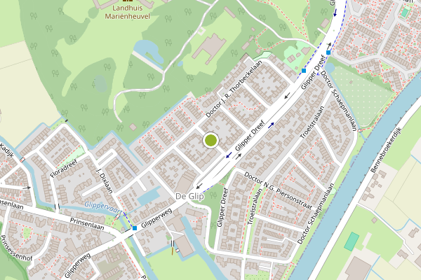 Ambulance-melding op Mr. S. van Houtenstraat, Heemstede op 20 juni, kaart-overzicht