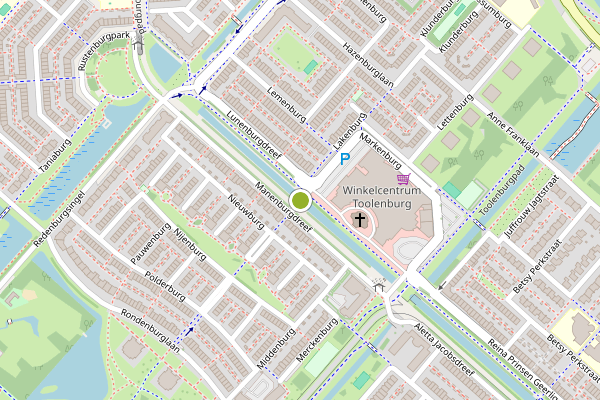 Ambulance-melding op Markenburg, Hoofddorp op 20 juni, kaart-overzicht