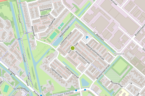 Ambulance-melding op Schinkelstraat, Hoofddorp op 22 juni, kaart-overzicht