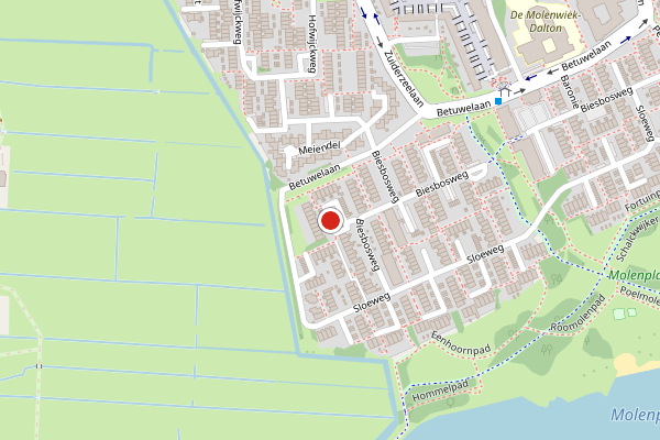 Brandweer-melding op Beveland, Haarlem op 22 juni, kaart-overzicht