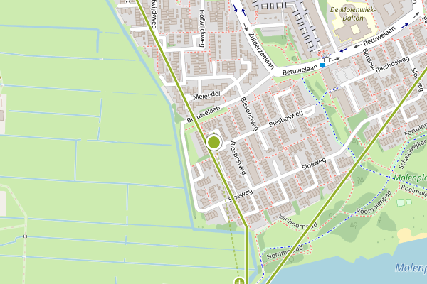 Ambulance-melding op Beveland, Haarlem op 22 juni, kaart-overzicht