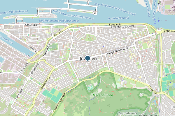 Politie-melding op IJmuiden op 23 juni, kaart-overzicht