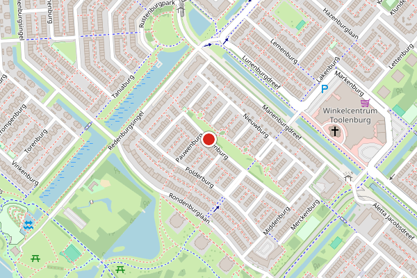 Brandweer-melding op Nijenburg, Hoofddorp op 23 juni, kaart-overzicht