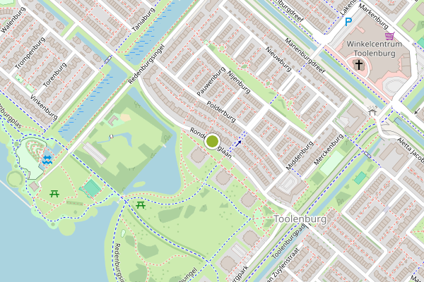 Ambulance-melding op Rondenburglaan, Hoofddorp op 23 juni, kaart-overzicht