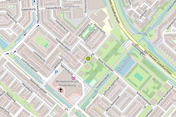 Ambulance-melding op Lettenburg, Hoofddorp op 23 juni, kaart-overzicht