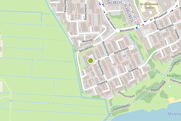Ambulance-melding op Beveland, Haarlem op 24 juni, kaart-overzicht