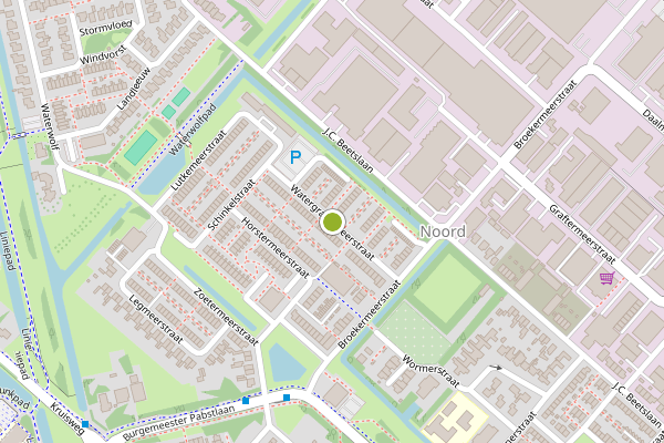 Ambulance-melding op Watergraafsmeerstraat, Hoofddorp op 24 juni, kaart-overzicht