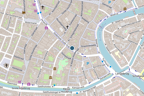 Politie-melding op Gedempte Oude Gracht, Haarlem op 25 juni, kaart-overzicht