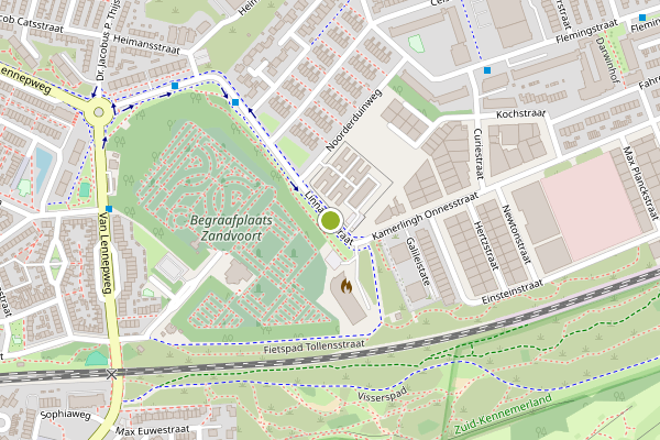 Ambulance-melding op Linnaeusstraat, Zandvoort op 26 juni, kaart-overzicht