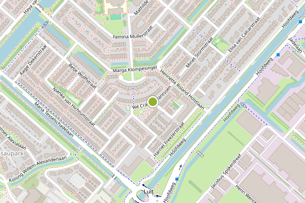 Ambulance-melding op Rie Cramerplantsoen, Hoofddorp op 26 juni, kaart-overzicht