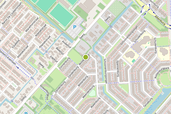 Ambulance-melding op Woldenburg, Hoofddorp op 27 juni, kaart-overzicht