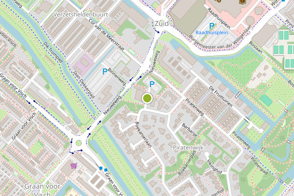 Ambulance-melding op Piet Heinflat, Hoofddorp op 27 juni, kaart-overzicht